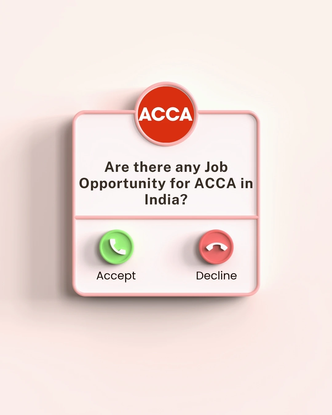 job opportunity for ACCA