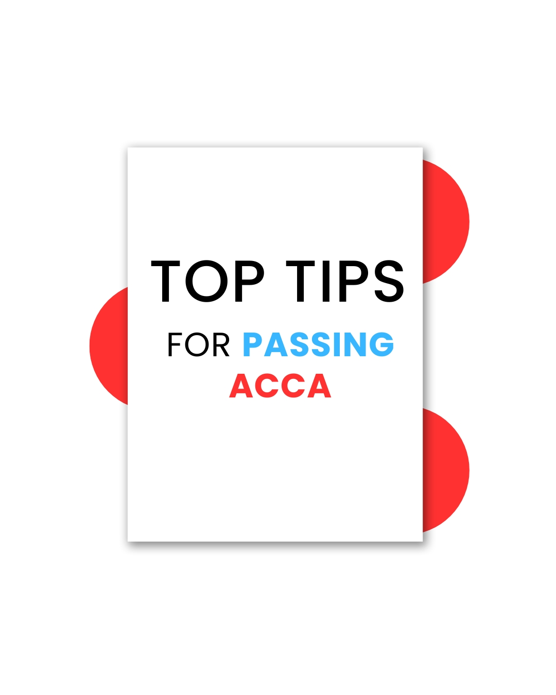 tips for passing acca exams