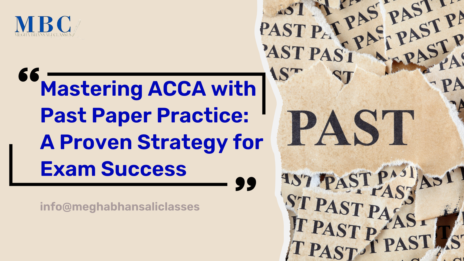 Mastering ACCA with Past Paper Practice: A Proven Strategy