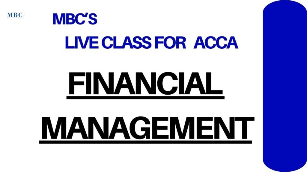 ACCA FM ONLINE CLASS