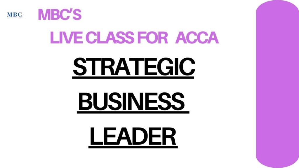 ACCA SBR Online Class