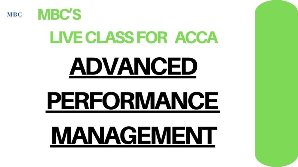 ACCA APM Online class